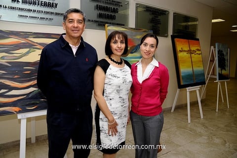 Edgar, Freddy, Adriana y Theo.
