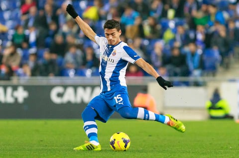 Héctor Moreno que vive un gran momento con el Espanyol.