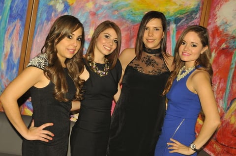 Natalia, Priscila, Macris y Ely.