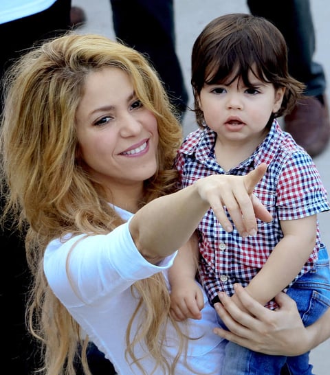 Se trata de la primera visita a Colombia de Shakira con Milán, nacido en enero de 2013 en España e hijo del futbolista Gerard Piqué.