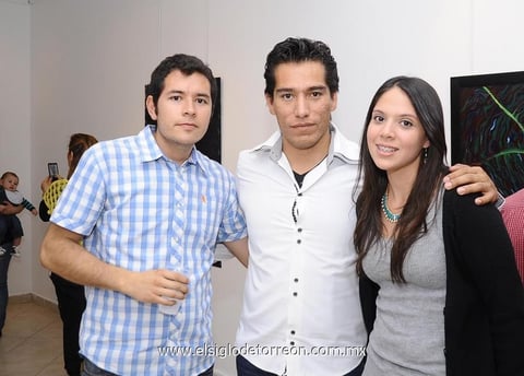Eder, Rolando y Montse.
