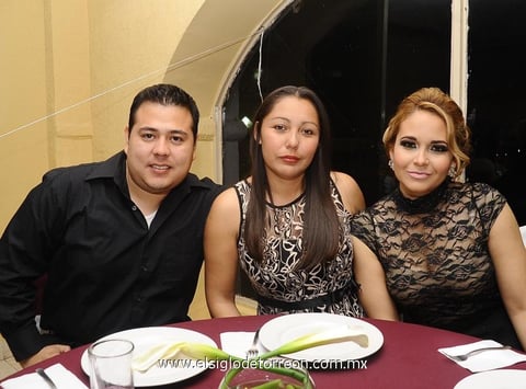 Pedro, Martha y Cynthia.