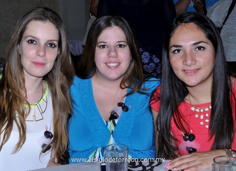 Adriana, Ninfa y Marina.