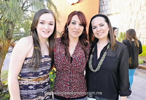 Carolina, Sandra y Tere.