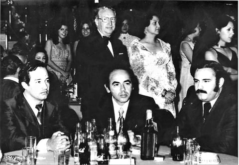 Manlio Gómez, Mariano López y Jesús Reyes, hace 40 años.