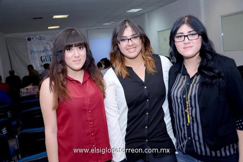 Mariana, Pamela y Melissa.
