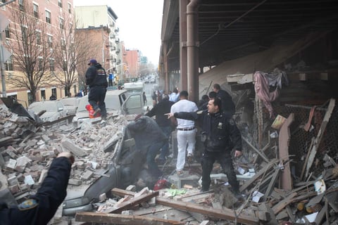 Residentes del East Harlem reportaron haber escuchado una explosión alrededor de las 9:30 de la mañana.