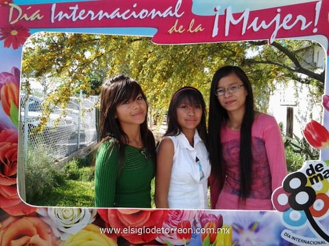 Norma Cristina, Janeth y Aída.