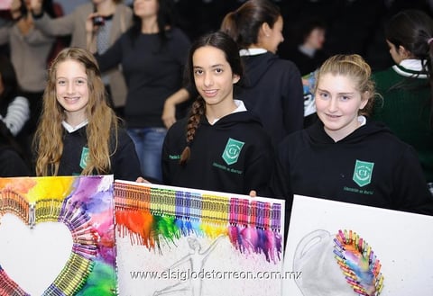 Margarita, Paola y Bárbara.