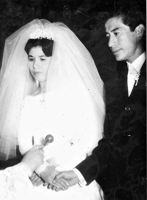 Hortencia Gurrola Altamira y Ruperto Albarrán Terán celebraron 50 años de matrimonio el 28 de febrero