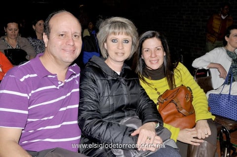 Raúl, Maru y Mayela.