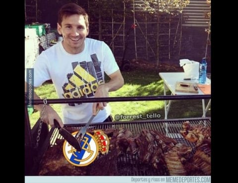 Aunque después 'Lío' habría subido una foto en su cuenta de Instagram celebrando el triunfo con una especial parrillada...