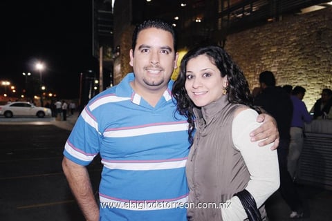 EN EL TSM.  Juan Carlos y Ana Laura.
