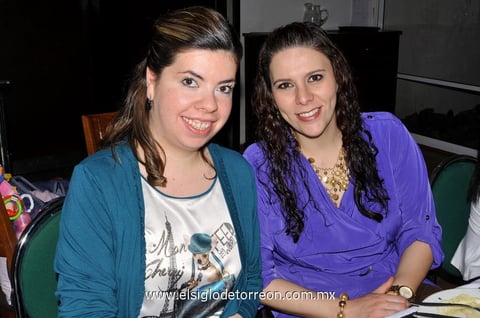 Alejandra Gutiérrez e Iveth López.