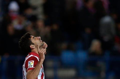 Los dirigidos por Diego Simeone apelaron a su delantero estrella, Diego Costa.