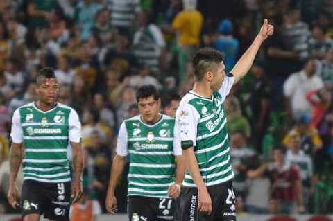 Fue el minuto 21 cuando Oribe remató de derecha un centro de Quintero y empató los cartones.