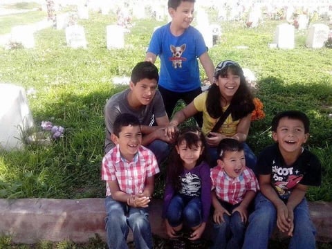 Carlos, Beto, Karla, Betín, Karen, Mau y Alex.