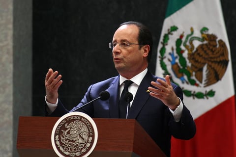 Durante la conferencia conjunta, el mandatario francés reconoció la labor del presidente Peña y los acuerdos alcanzados en materia de turismo, cultura.