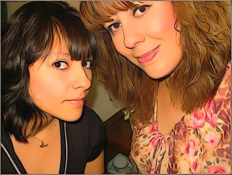 Cecy y Diana.