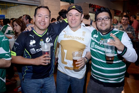 Álvaro, Arturo y Sergio.