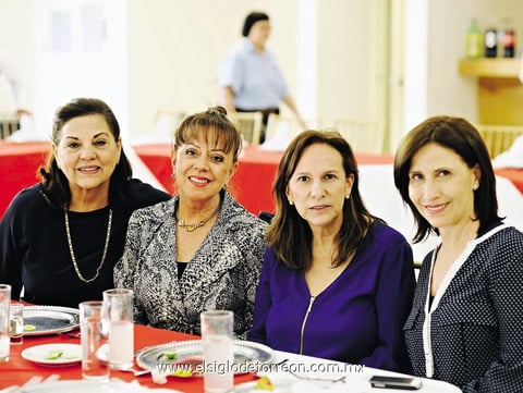 20042014 Rosa, Marisa, Pilar y Martha Ofelia.