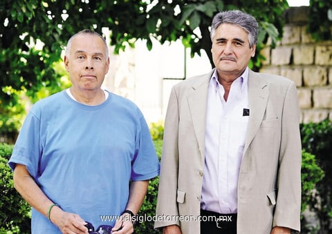 20042014 EN RECIENTE EVENTO.  Federico Dingler y Guillermo Ramírez.
