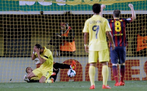 Un autogol de Gabriel al minuto 65' acortaba distancias con el Barcelona.