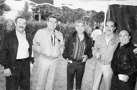 Jesús Reyes García, Mario Eulalio Gutiérrez, Marcos Espinoza, Juan Pablo Rodríguez y Alejandro Gurza Obregón.
