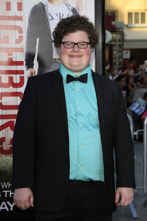 El actor Jesse Heiman fue otro de los invitados al estreno .