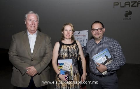 29042014 Gabriel Cornú, Marimar Garza y Gustavo Espinoza.