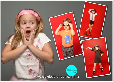 30042014 Isabella, Adrián, María y Sofía en un estudio de Érick Sotomayor KIDS.