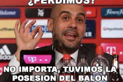 Si algo ha distinguido a 'Pep' es su juego de posesión logrado gracias a los toques sucesivos, aunque quizás a veces exagera...