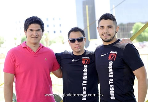 Chuy, Érick y Hugo.