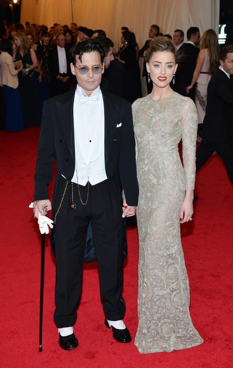 El actor estadounidense Johnny Depp acudió acompañado de Amber Heard.