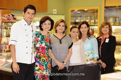 07052014 Miguel Montoya, Cristina Cueto, Nuria Farrús, Daniela Vega, Martha Leal y Margarita Herrera.