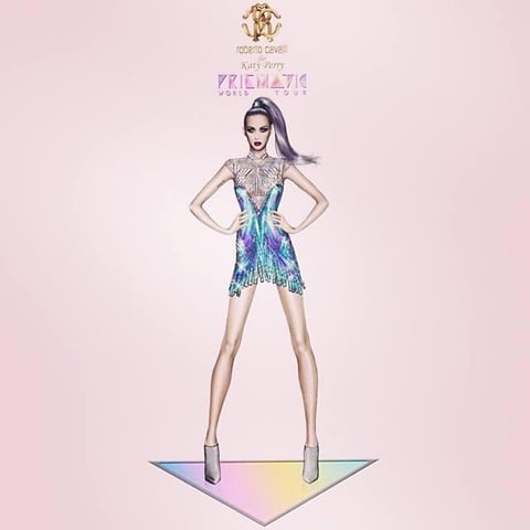 Roberto Cavalli es uno de los diseñadores que vestirá a Katy Perry en su nueva gira.