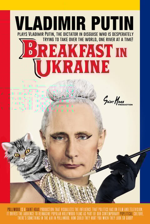 Putin como Audrey Hepburn.