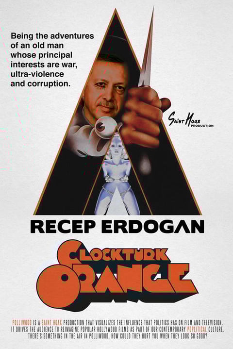 Recep Erdogan en Clockturk Orange.