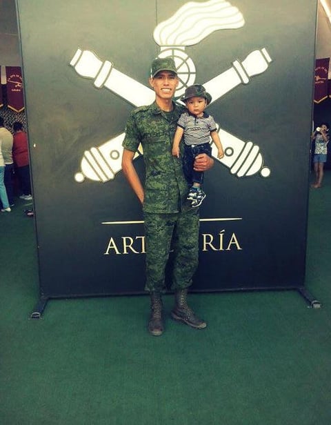 Alejandro Ibarra en su visita a Torreón, Coahuila.
