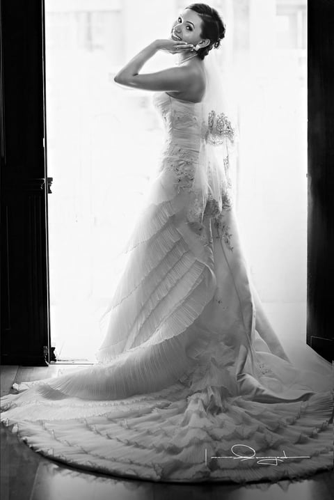 18052014 L.C.P. Margarita ChÃ¡vez VÃ¡zquez, luciendo muy feliz el dÃ­a de su boda con el L.M. Armando Esparza Aguilera.