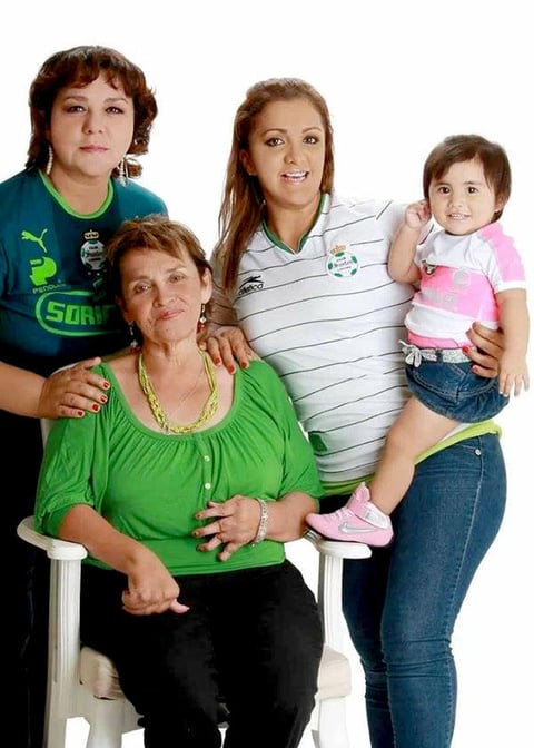 En familia.