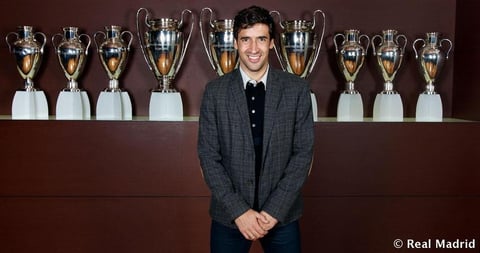“Ojalá todos los madridistas celebremos esta Copa”, comentó Raúl, ganador de tres Champions League.