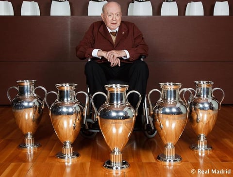 Seis Copas de Europa conquistó Alfredo Di Stefano con el Real Madrid
