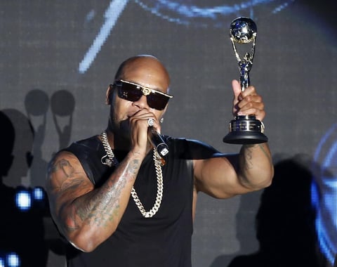 El premio al maestro del rap se lo llevó Flo Rida.