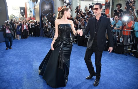 Angelina Jolie y Brad Pitt fueron el principal atractivo de la alfombra roja del estreno mundial de Maléfica en Los Ángeles.