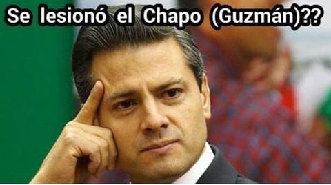 Tras la lesión de 'Chapito' Montes que sufrió en tibia y peroné, el presidente de México se preguntaba si el lesionado era el narcotraficante ya capturado.