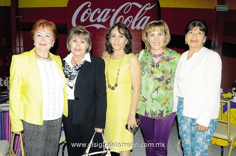 01062014 EN RECIENTE EVENTO.  Maripaz, Norma, Lucero, Paty y Chepis.