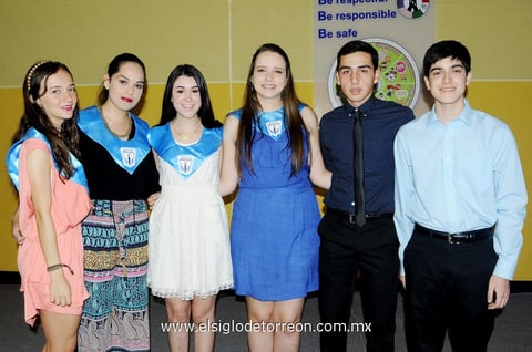 04062014 Marijose Aguirre, Fabiola Estrada, Daniela Cordero, Pamela Rivero, Manolo Carzo y Miguel Ordaz.