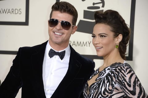 Robin Thicke y Paula Patton también se separaron. Un representante de la actriz confirmó en febrero que la pareja termina con su matrimonio de 9 años.