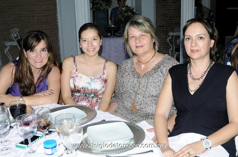 06062014 Loreto Guajardo de Cruz, Paty Lindan, Ana Luisa Cepeda y Rocío Fernández.